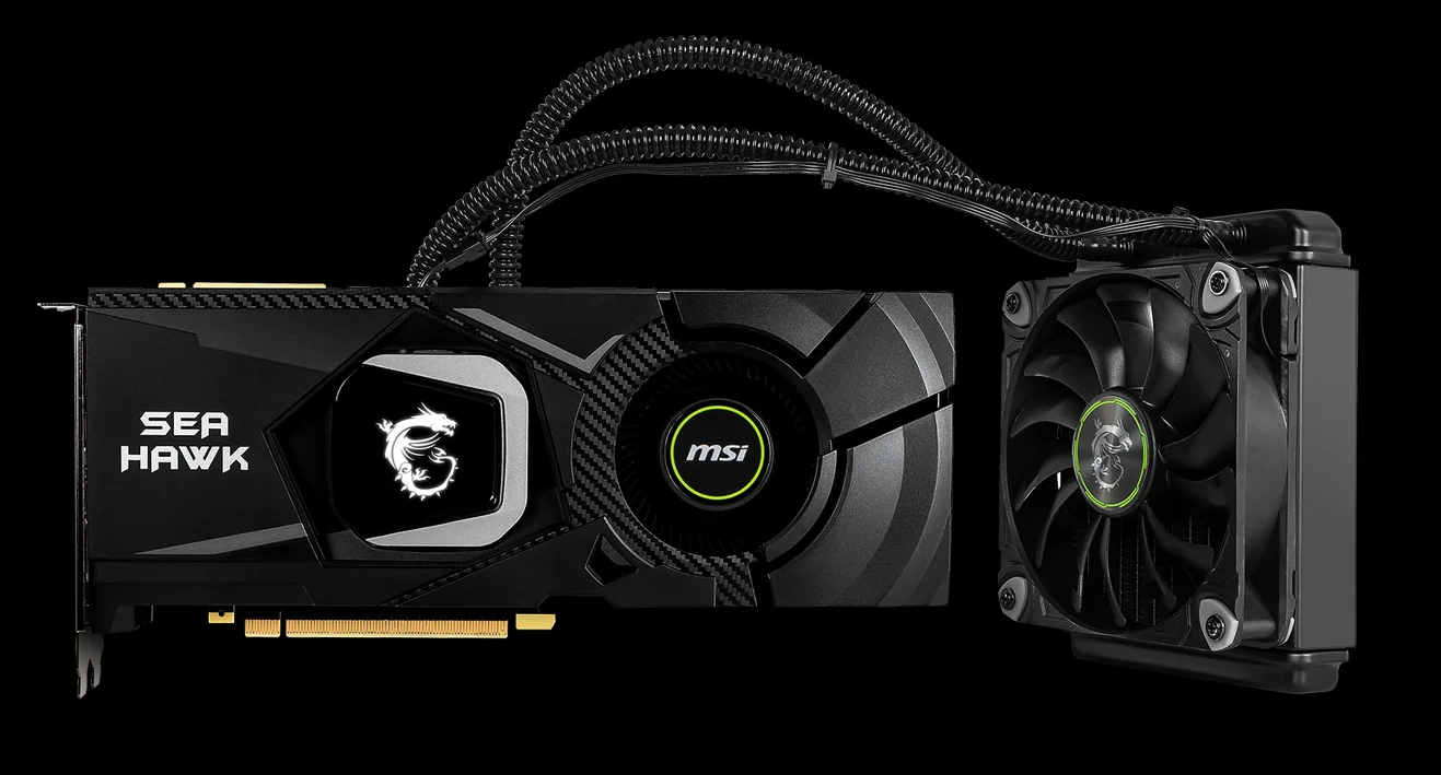 VGA MSI GeForce RTX 2080 SUPER Sea Hawk EK X 8GB - GDDR6 - NEW