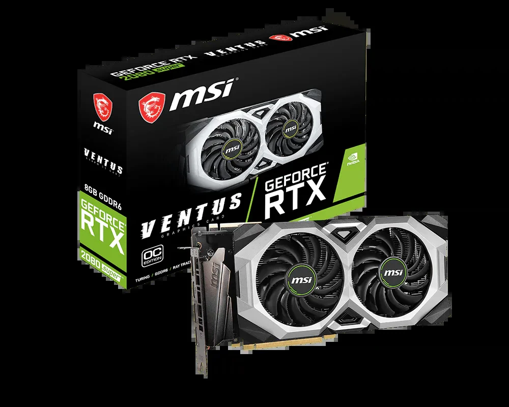 VGA MSI GeForce RTX 2080 SUPER Ventus XS OC 8GB - GDDR6 - NEW