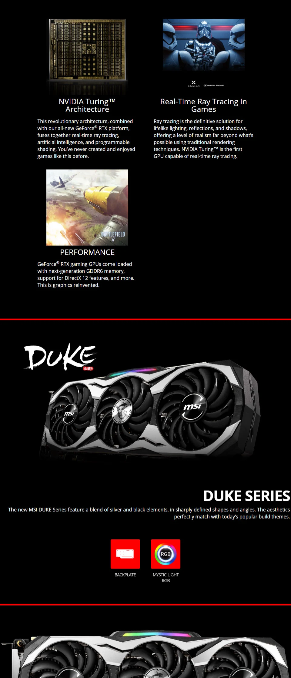 VGA MSI GeForce RTX 2080 Ti Duke 11GB - GDDR6 - NEW