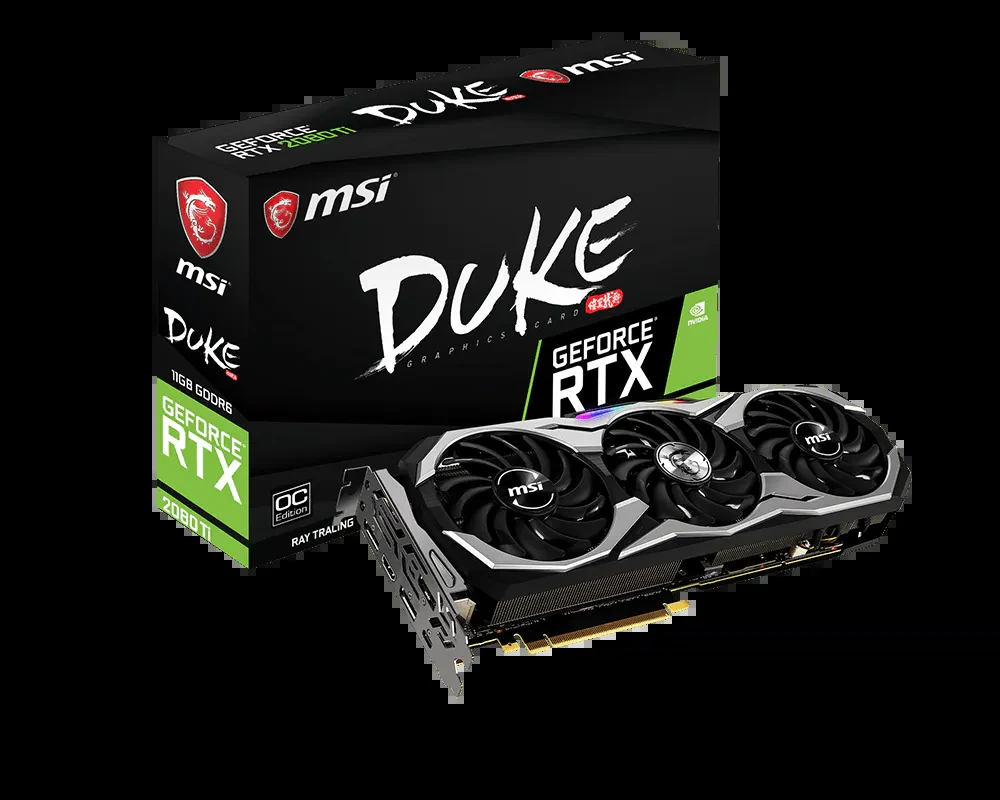 VGA MSI GeForce RTX 2080 Ti Gaming Trio 11GB - GDDR6 - NEW