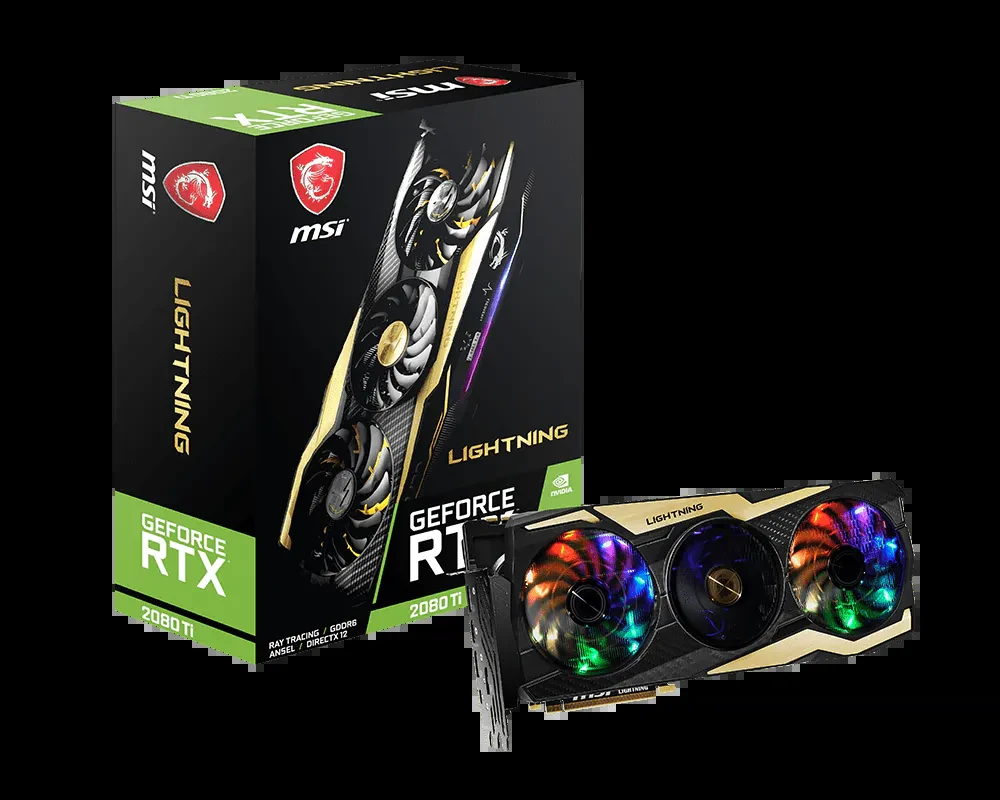 VGA MSI GeForce RTX 2080 Ti Lightning Z 11GB - GDDR6 - NEW