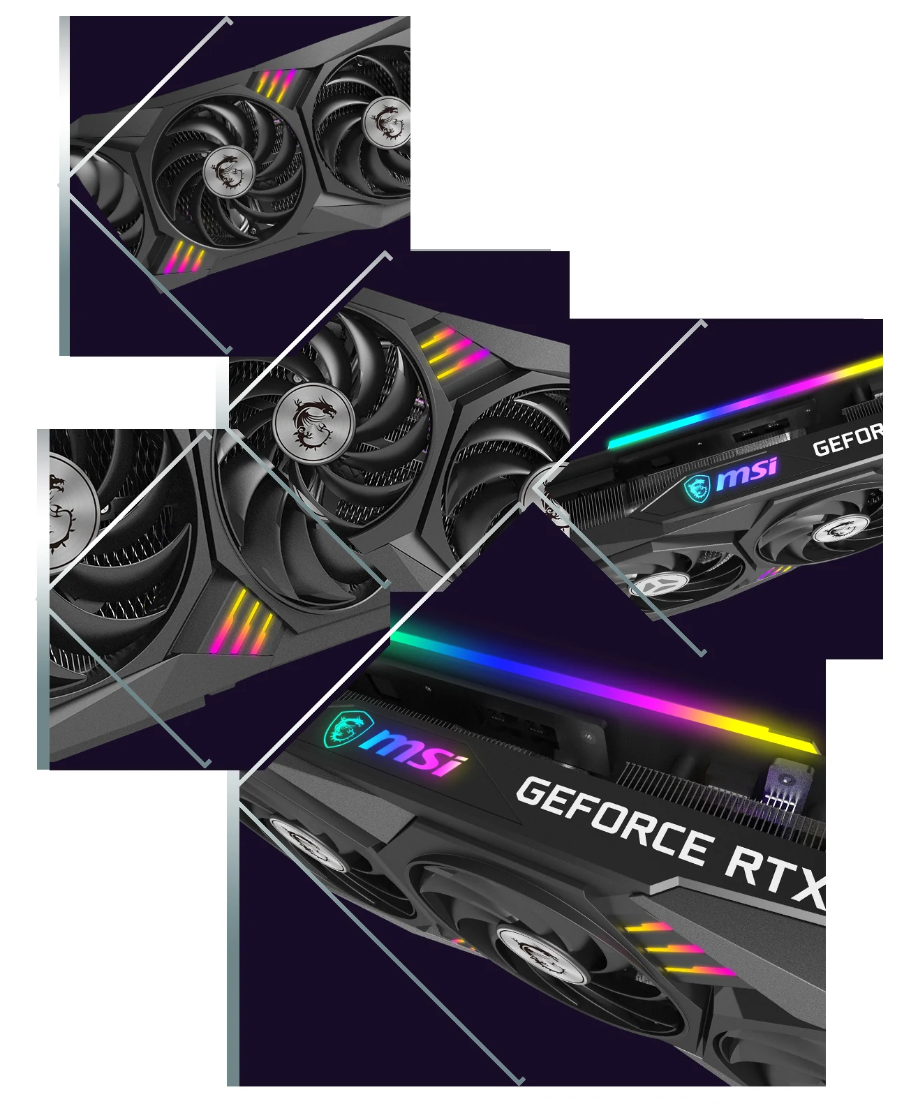 VGA MSI GeForce RTX 3060 Ti Gaming X Trio 8GB - GDDR6 - NEW