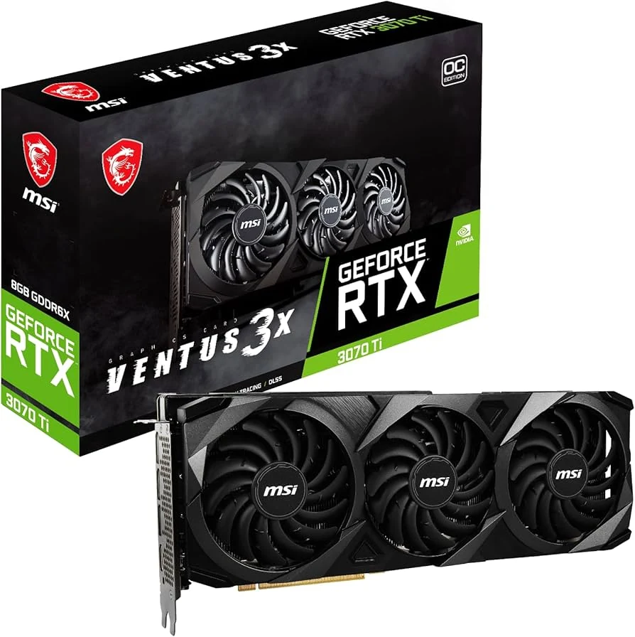 VGA MSI GeForce RTX 3070 Ventus 2X OC 8GB - GDDR6 - NEW