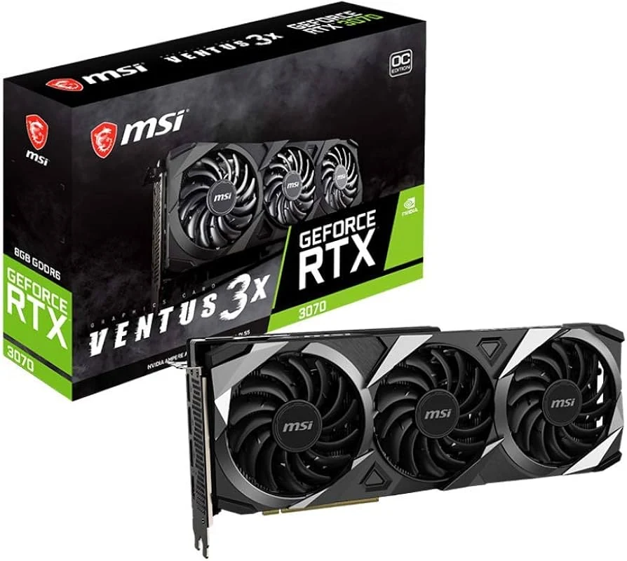 VGA MSI GeForce RTX 3070 Ventus 3X OC 8GB - GDDR6 - NEW