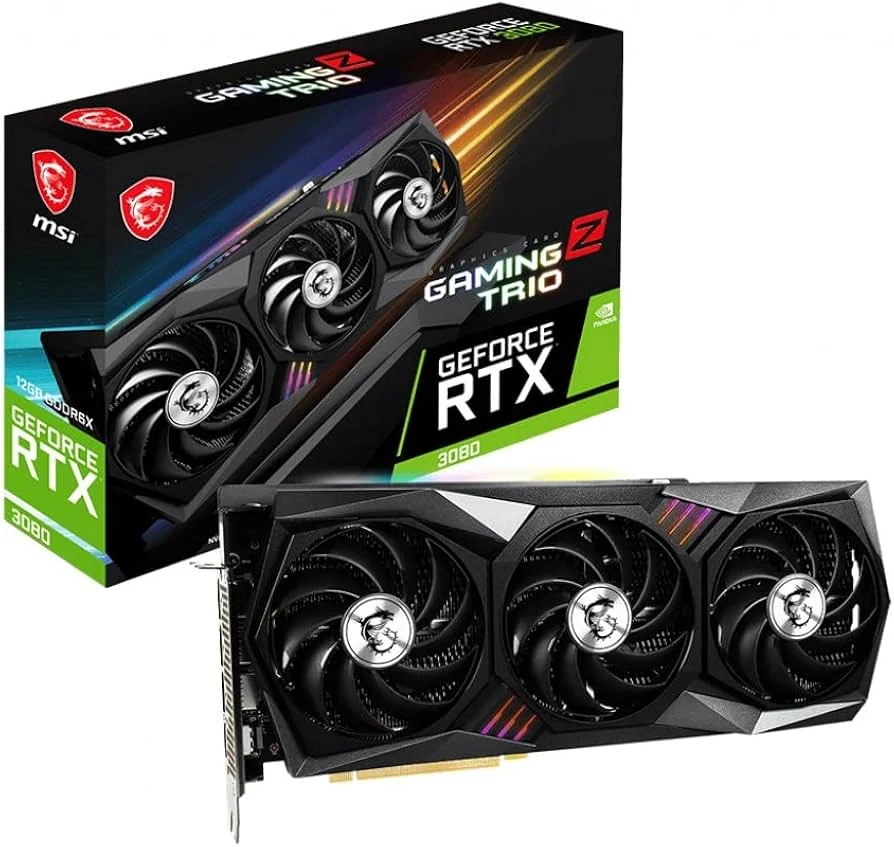 VGA MSI GeForce RTX 3080 SUPRIM X 12GB LHR - GDDR6X - NEW