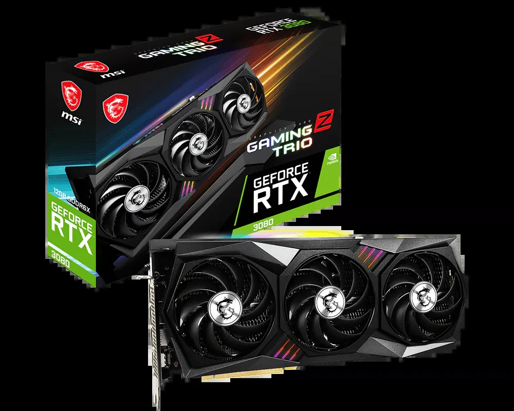 VGA MSI GeForce RTX 3080 Ventus 3X 12GB LHR - GDDR6X - NEW