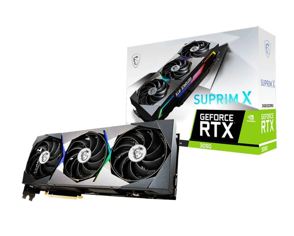 VGA MSI GeForce RTX 3090 SUPRIM 24GB - GDDR6X - NEW