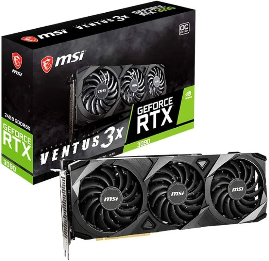 VGA MSI GeForce RTX 3090 Ventus 3X 24GB - GDDR6X - NEW