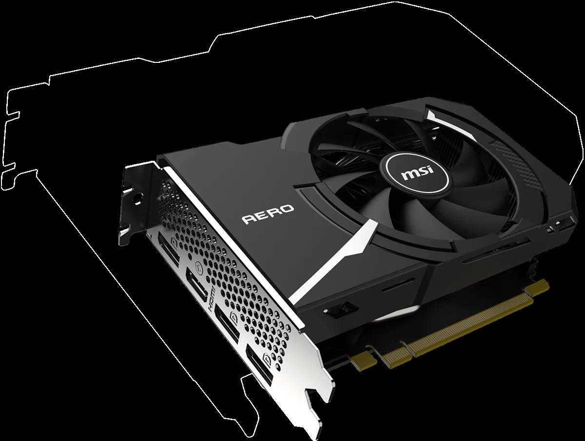 VGA MSI GeForce RTX 4060 Aero ITX OC 8GB - GDDR6 - NEW
