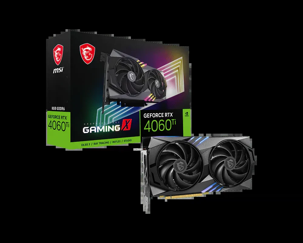 VGA MSI GeForce RTX 4060 Ti Gaming 8GB - GDDR6 - NEW