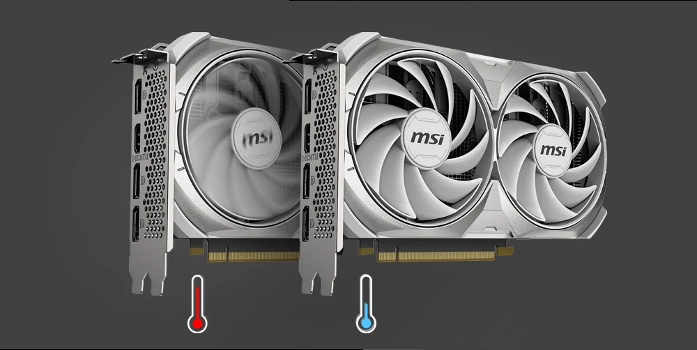 VGA MSI GeForce RTX 4060 Ti Ventus 2X White 8GB - GDDR6 - NEW