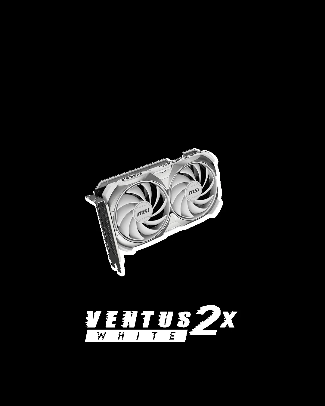 VGA MSI GeForce RTX 4060 Ventus 2X White OC 8GB - GDDR6 - NEW