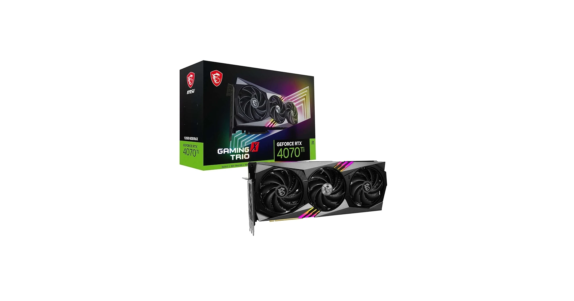 VGA MSI GeForce RTX 4070 Ti Gaming X Trio 12GB - GDDR6X - NEW