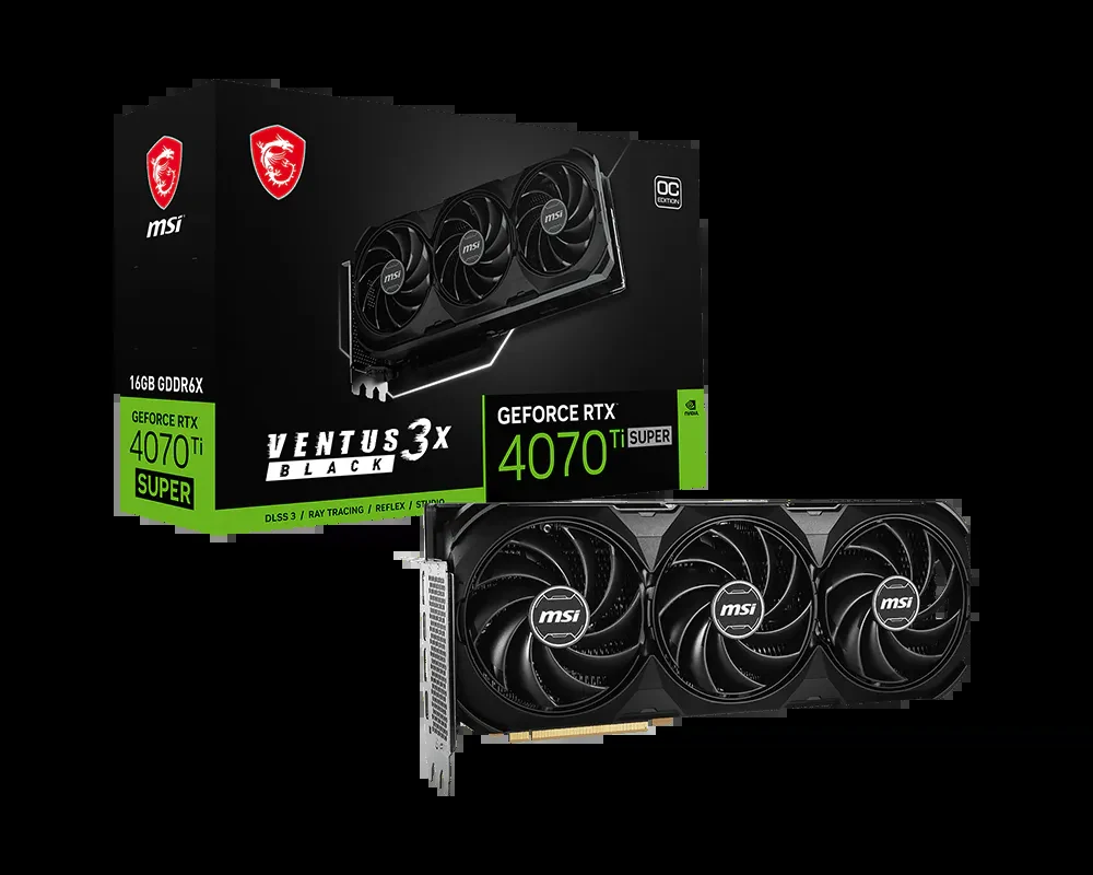 VGA MSI GeForce RTX 4070 Ventus 3X E 12GB - GDDR6X - NEW