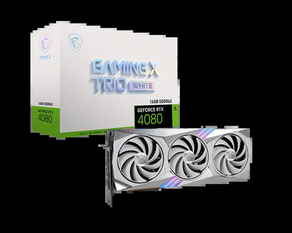 VGA MSI GeForce RTX 4080 Gaming Trio 16GB - GDDR6X - NEW