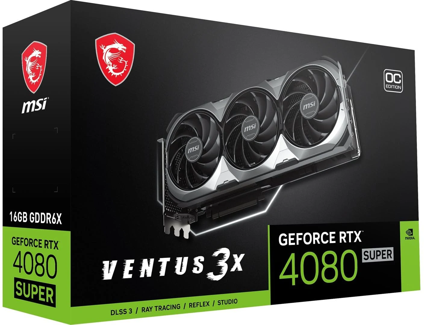 VGA MSI GeForce RTX 4080 SUPER Ventus 3X 16GB - GDDR6X - NEW