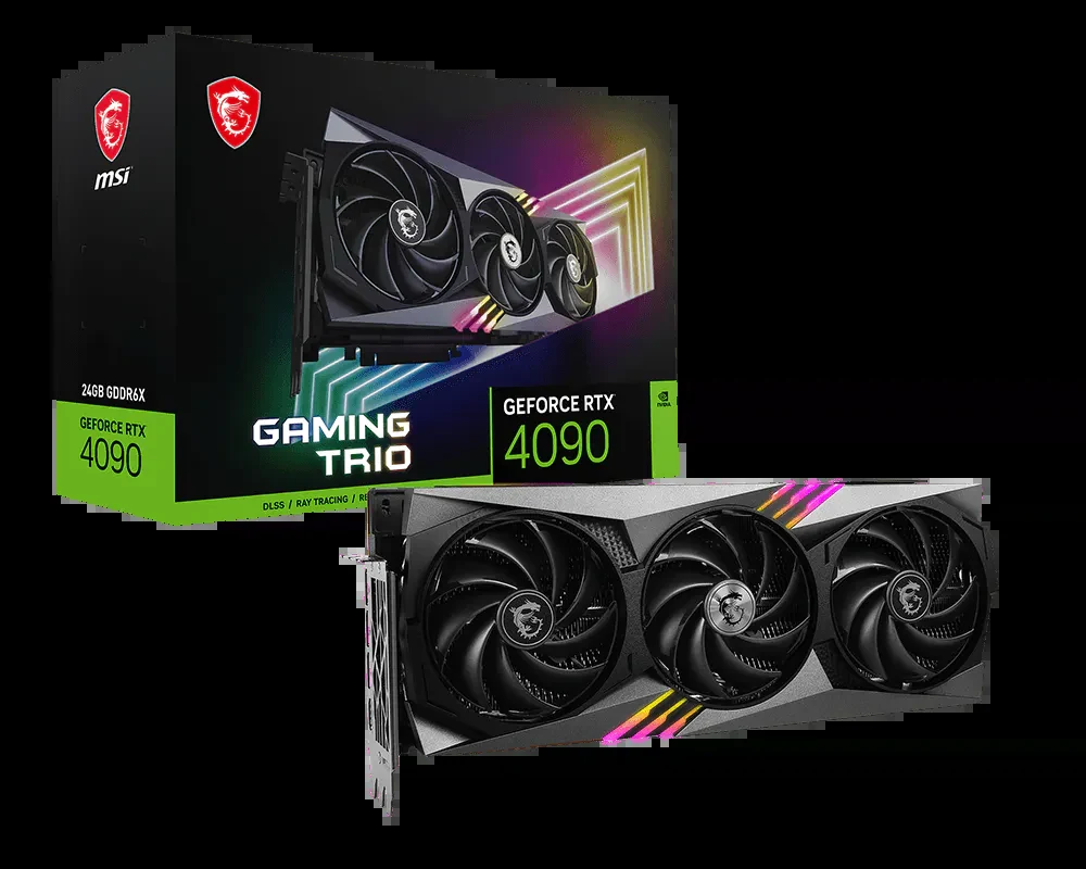 VGA MSI GeForce RTX 4090 Gaming Trio 24GB - GDDR6X - NEW