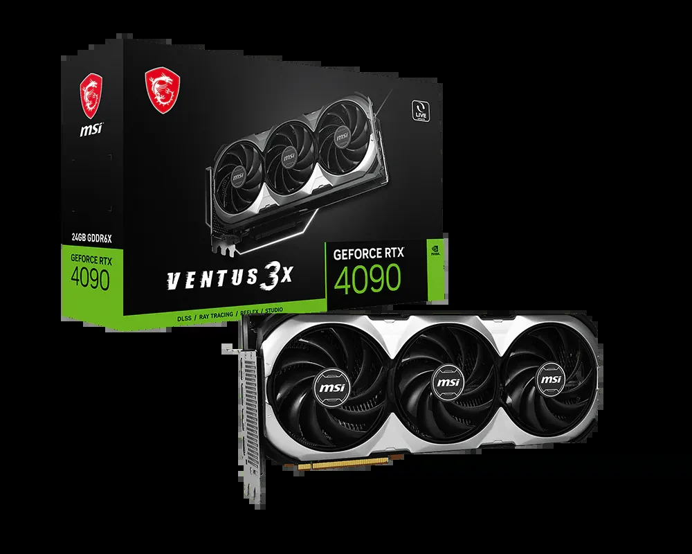 VGA MSI GeForce RTX 4090 Ventus 3X 24GB - GDDR6X - NEW