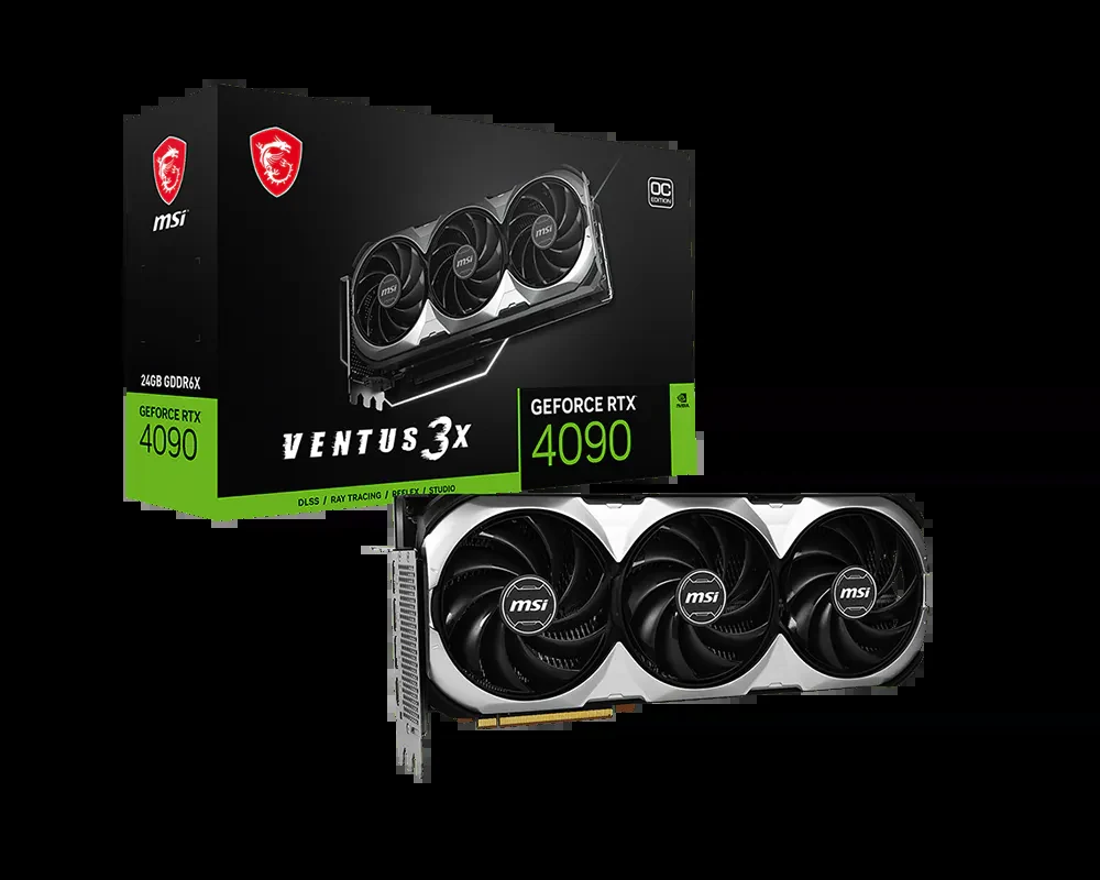 VGA MSI GeForce RTX 4090 Ventus 3X 24GB - GDDR6X - NEW