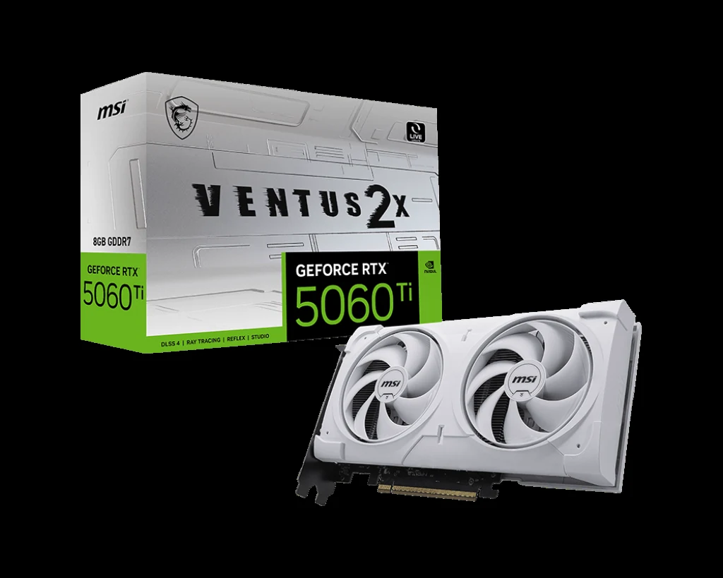 VGA MSI GeForce RTX 5060 Ti 8G Ventus 2X Plus 8GB - GDDR7 - NEW