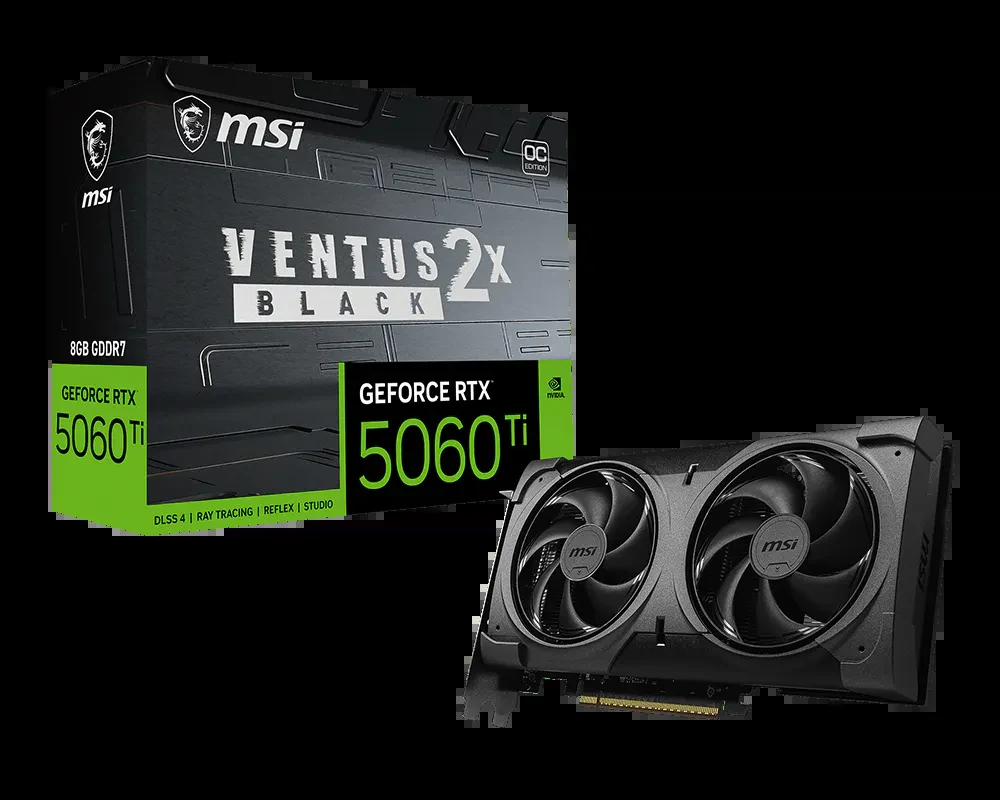 VGA MSI GeForce RTX 5060 Ti 8G Ventus 2X Plus 8GB - GDDR7 - NEW