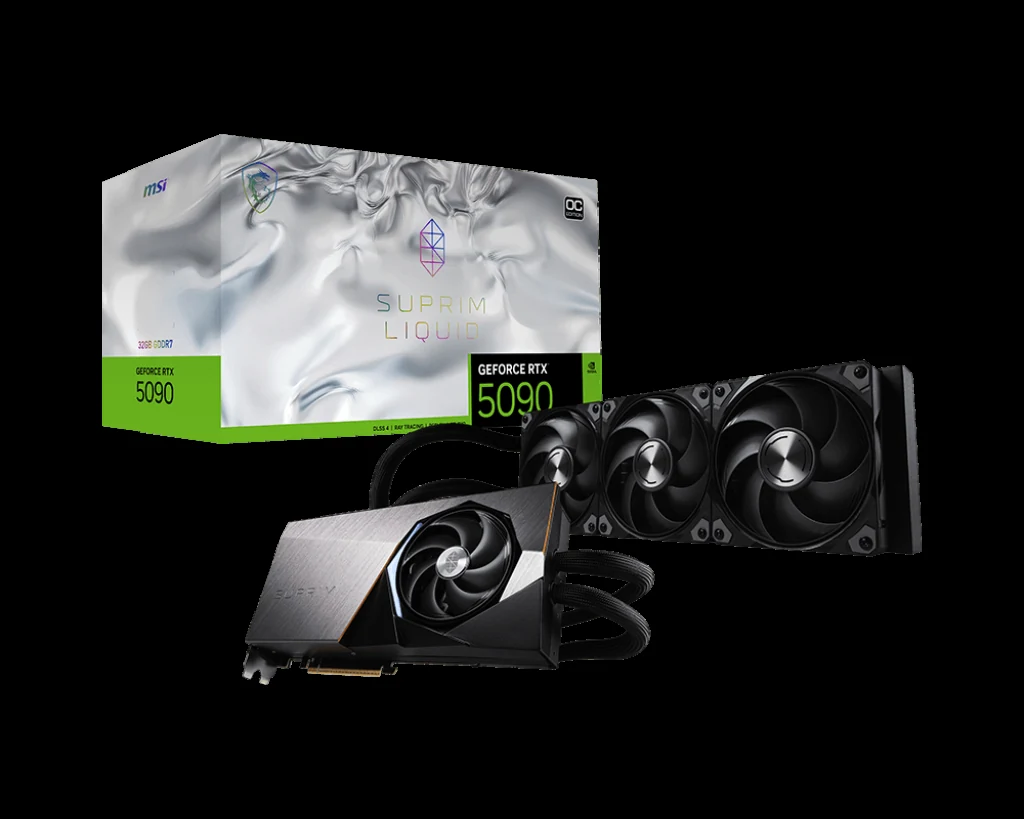 VGA MSI GeForce RTX 5090 32G SUPRIM LIQUID OC - GDDR7 - NEW