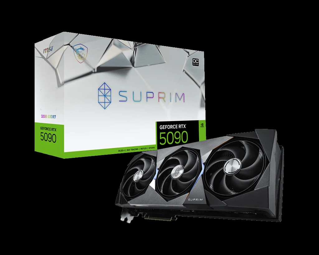 VGA MSI GeForce RTX 5090 32G SUPRIM LIQUID OC - GDDR7 - NEW