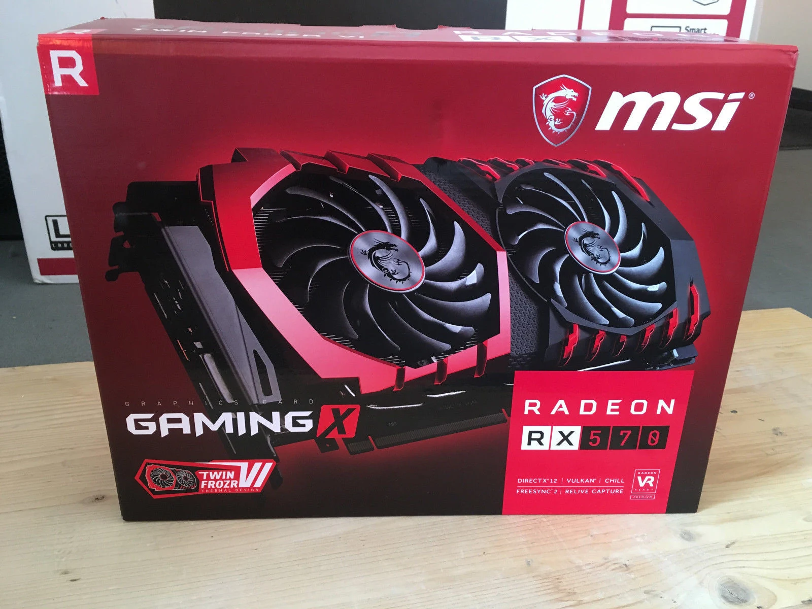 VGA MSI Radeon RX 570 Gaming X 4G - GDDR5 - NEW