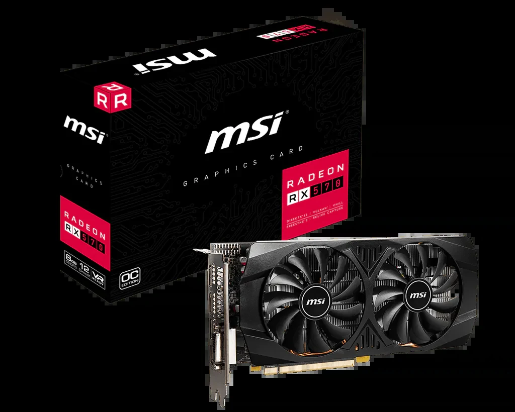 VGA MSI Radeon RX 570 Gaming X 8G - GDDR5 - NEW