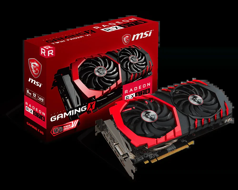 VGA MSI Radeon RX 570 MECH 2 8G OC - GDDR5 - NEW