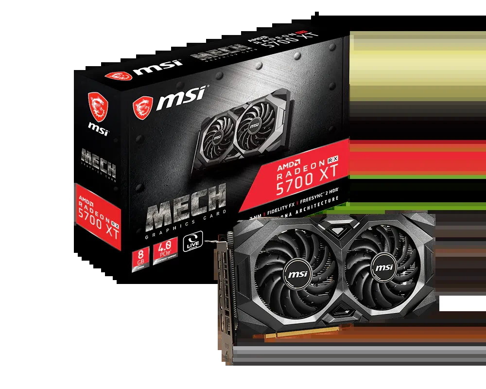 VGA MSI Radeon RX 5700 XT MECH GP OC 8G - GDDR6 - NEW