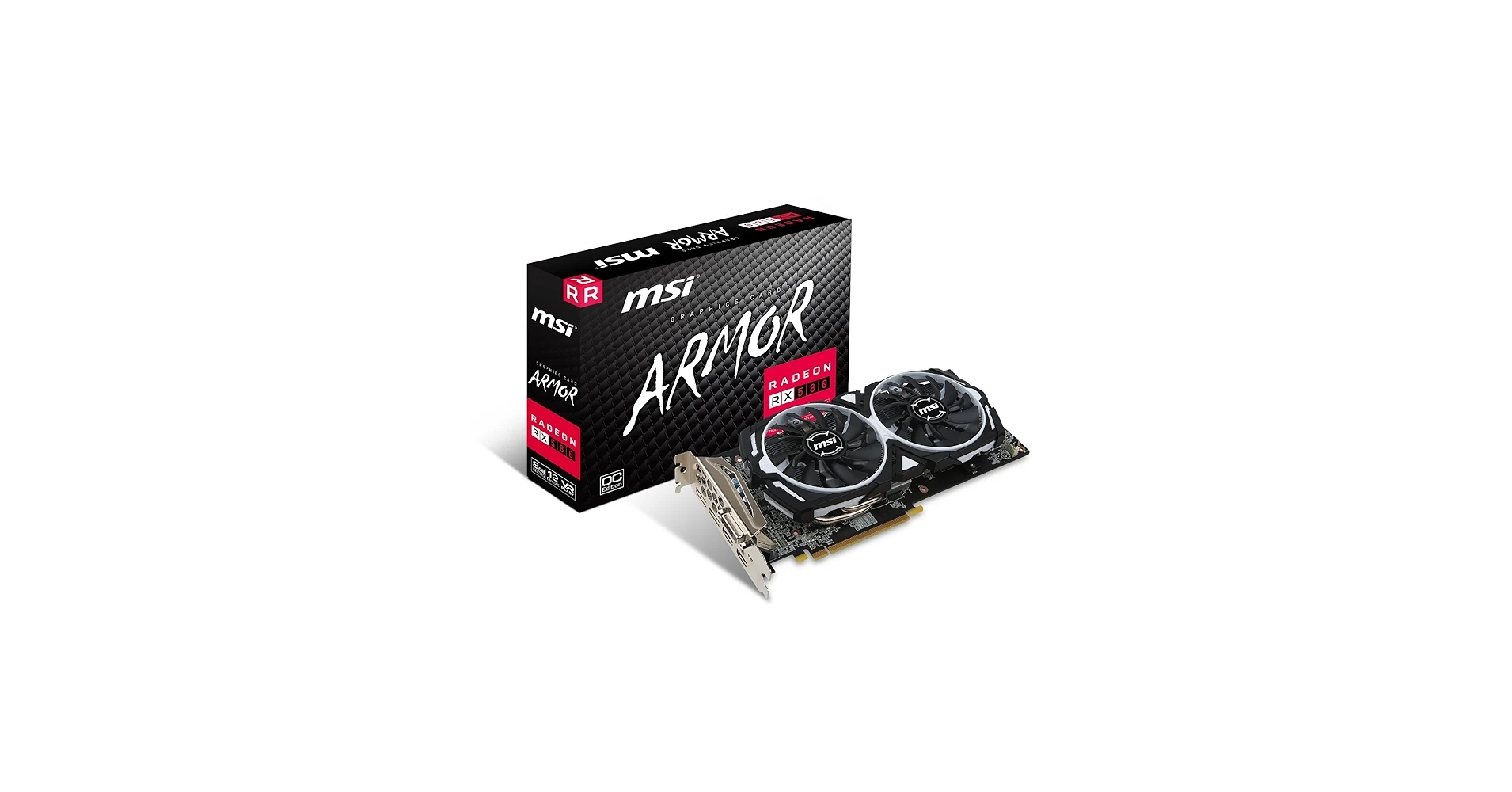 VGA MSI Radeon RX 580 ARMOR 8G OC - GDDR5 - NEW