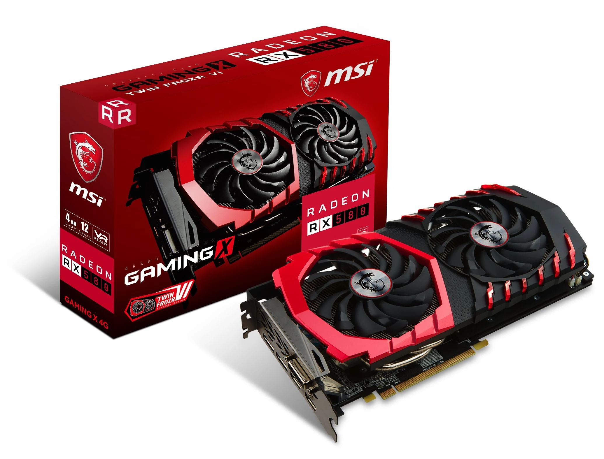 VGA MSI Radeon RX 580 Gaming X 4G - GDDR5 - NEW