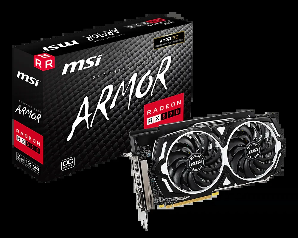 VGA MSI Radeon RX 590 Gaming X 8G - GDDR5 - NEW