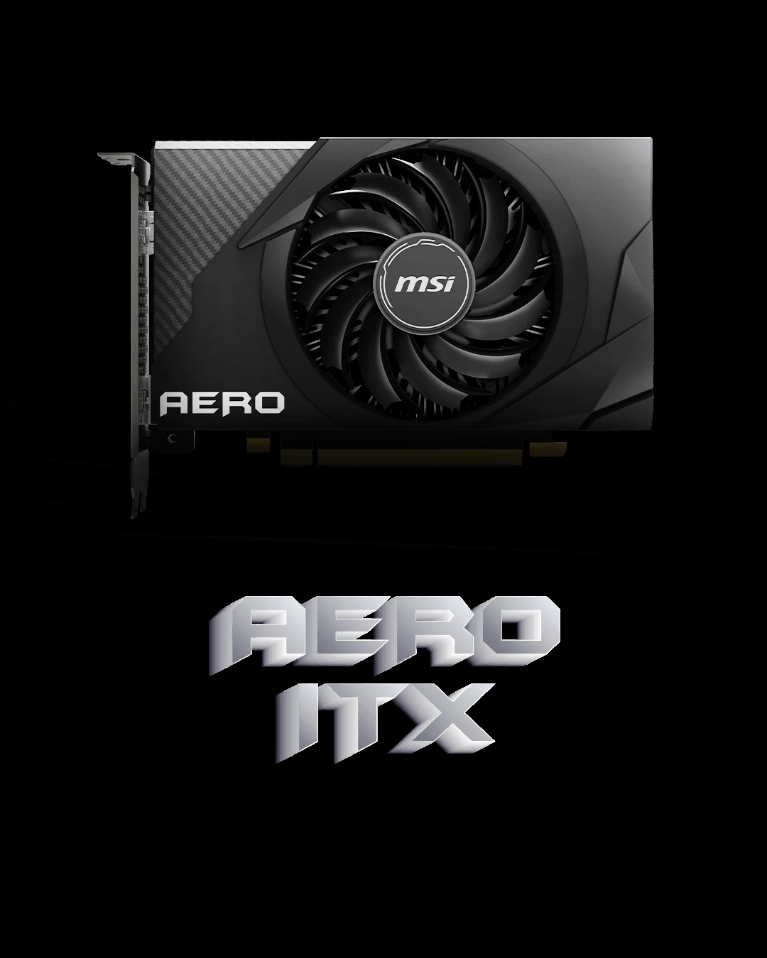 VGA MSI Radeon RX 6400 AERO ITX 4G - GDDR6 - NEW