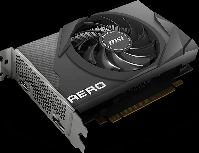 VGA MSI Radeon RX 6400 AERO ITX 4G - GDDR6 - NEW