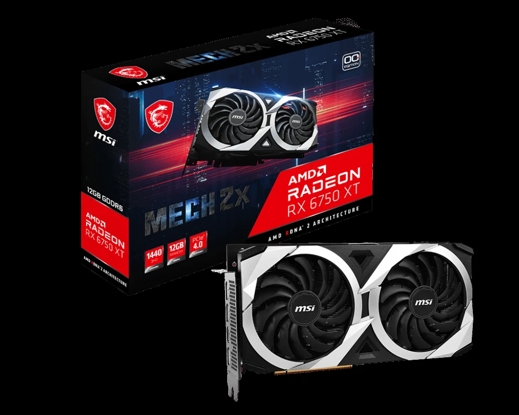 VGA MSI Radeon RX 7800 XT MECH 2X 16G OC - GDDR6 - NEW