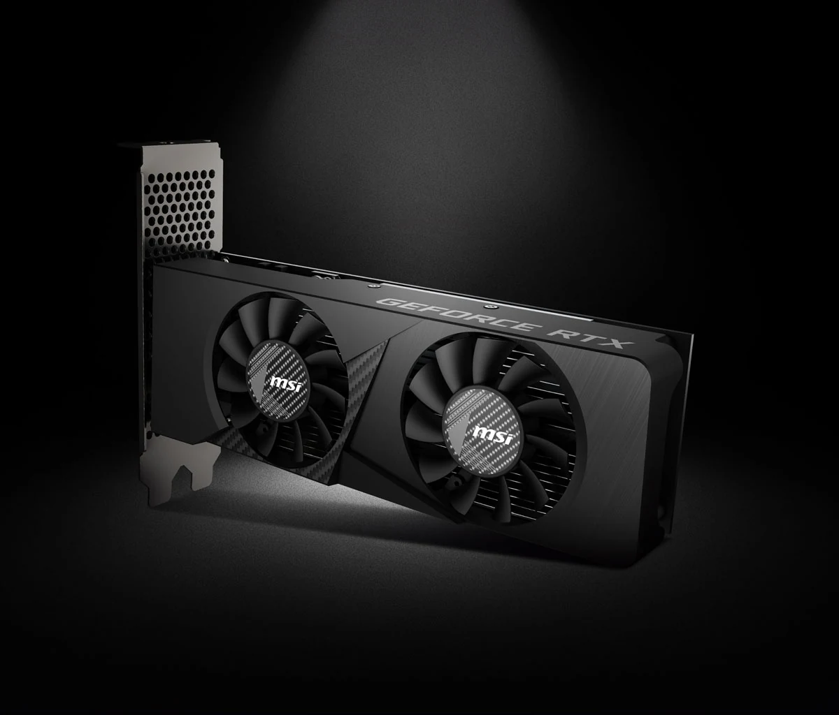 VGA MSI RTX 3050 LP E OC 6GB - GDDR6 - NEW