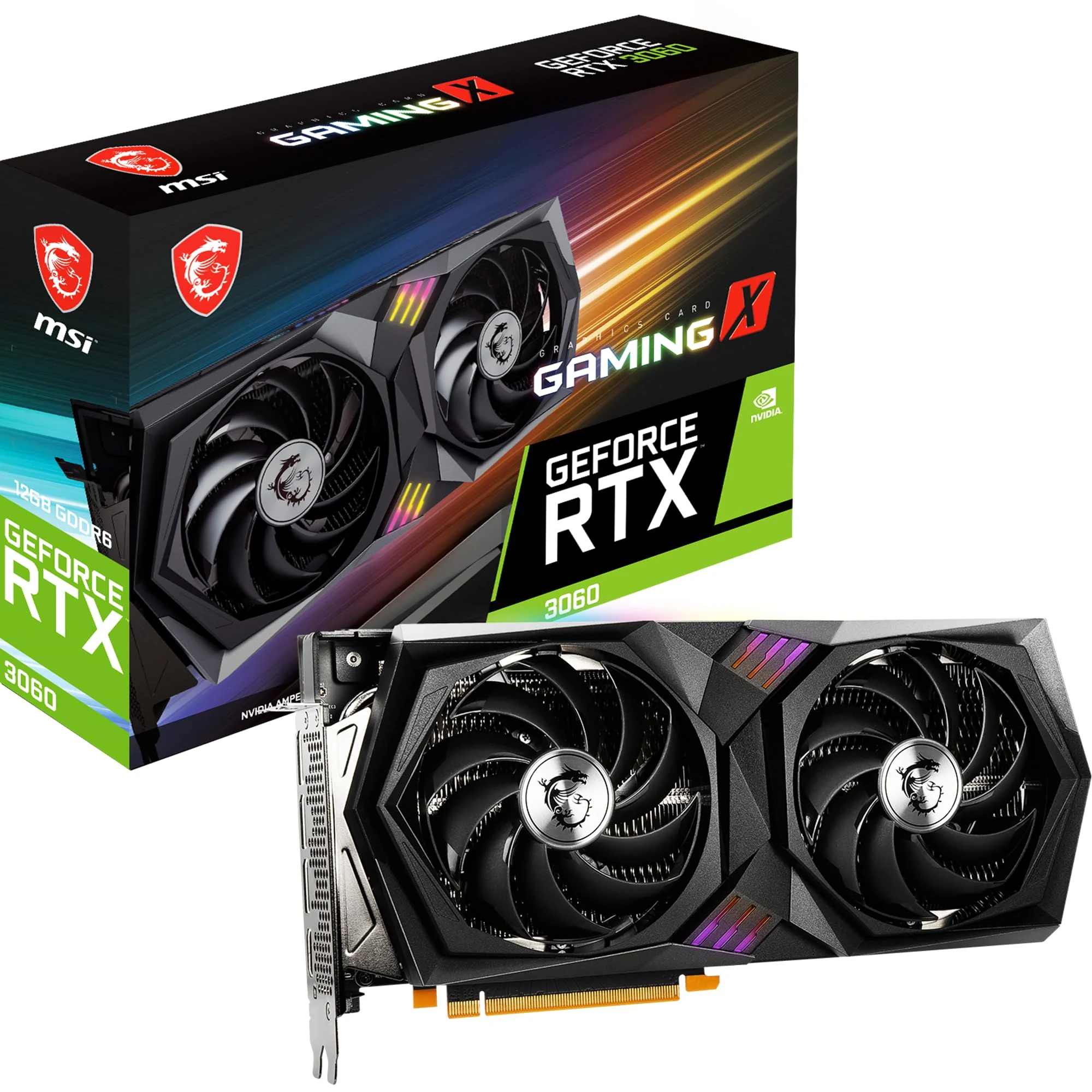 VGA MSI RTX 3060 Gaming 12GB - GDDR6 - NEW