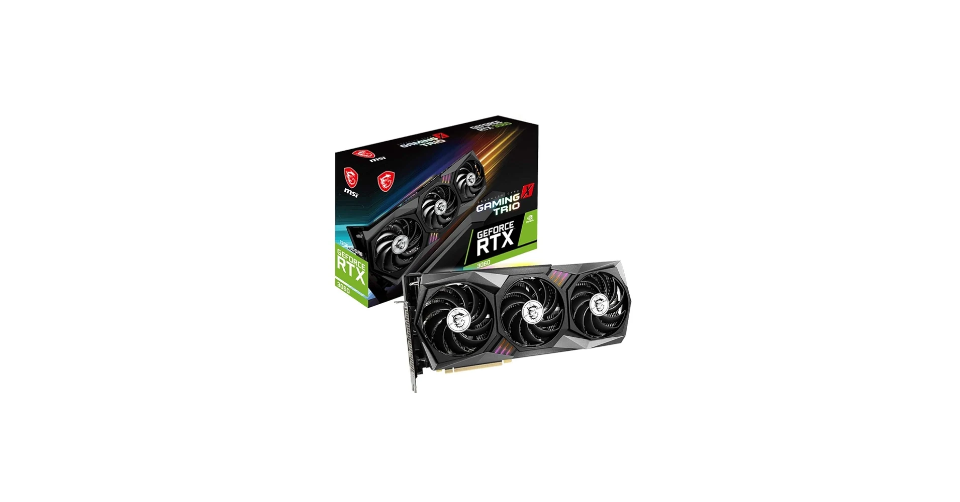VGA MSI RTX 3060 Gaming X Trio 12GB - GDDR6 - NEW