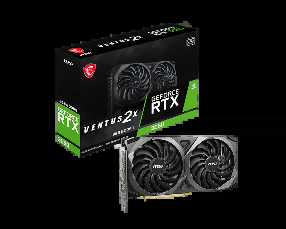 VGA MSI RTX 3060 Ventus 2X 8GB - GDDR6 - NEW