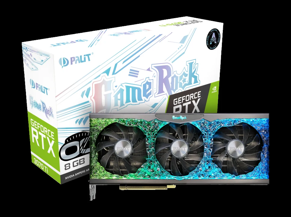 VGA Palit GeForce RTX 3070 Ti GameRock OC 8GB - GDDR6X - NEW