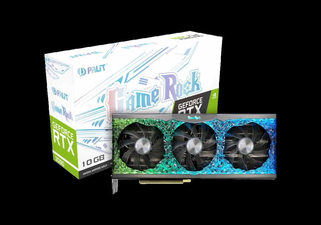 VGA Palit GeForce RTX 3080 GameRock V1 10GB - GDDR6X - NEW