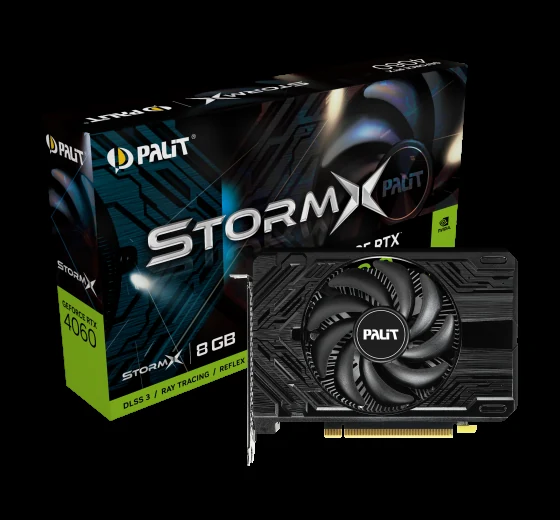 VGA Palit GeForce RTX 4060 StormX 8GB - GDDR6 - NEW