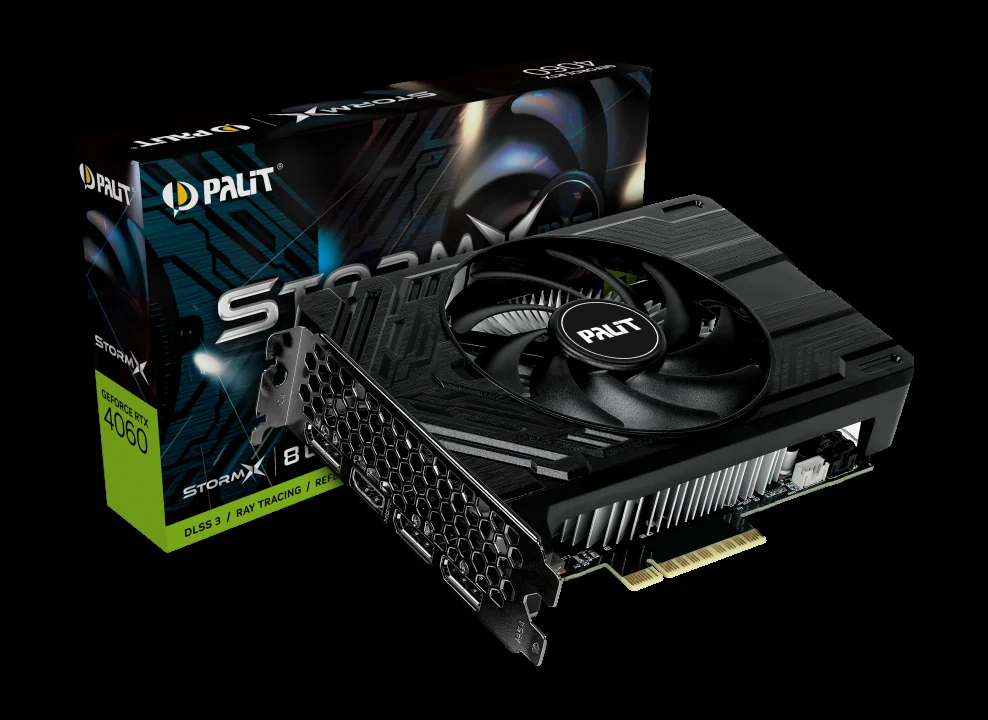 VGA Palit GeForce RTX 4060 StormX V1 8GB - GDDR6 - NEW