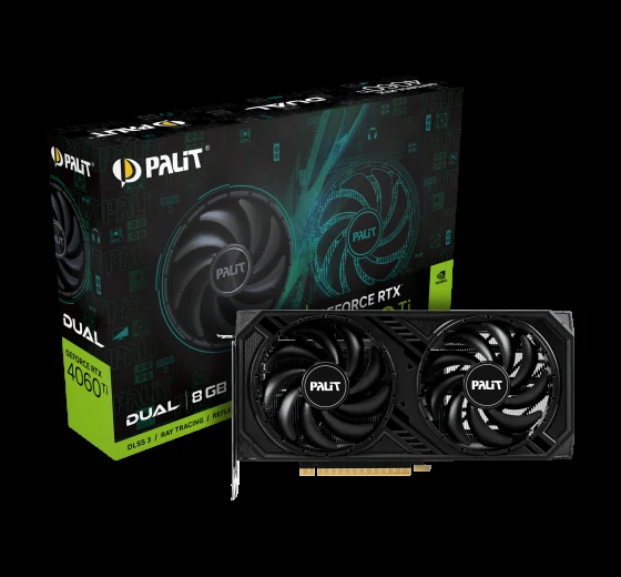 VGA Palit GeForce RTX 4060 Ti Dual 8GB - GDDR6 - NEW
