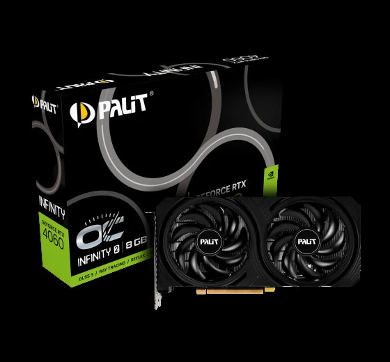 VGA Palit GeForce RTX 4060 Ti Dual OC 8GB - GDDR6 - NEW