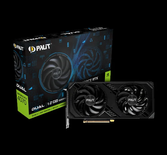 VGA Palit GeForce RTX 4070 Dual 12GB - GDDR6X - NEW