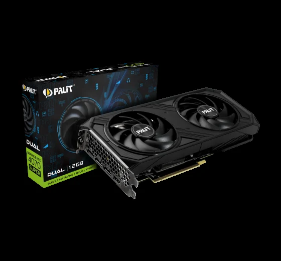 VGA Palit GeForce RTX 4070 Dual 12GB - GDDR6X - NEW