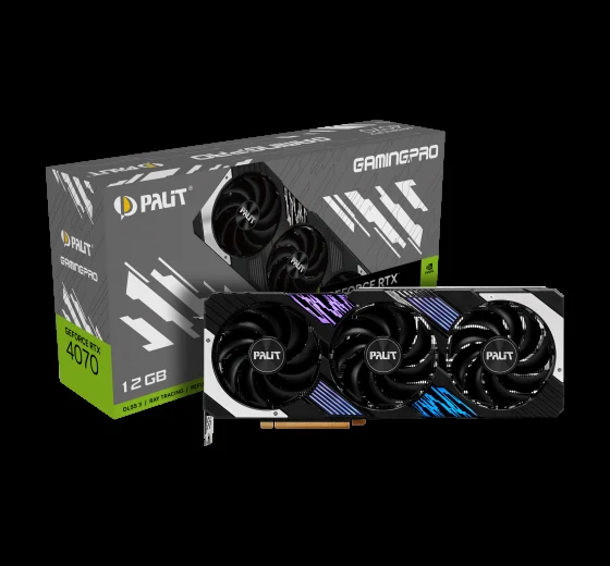 VGA Palit GeForce RTX 4070 GamingPro 12GB - GDDR6X - NEW